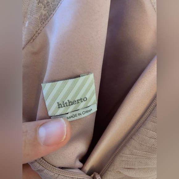 BHLDN Hitherto bridesmaid dress with lace in dusty rose - Picture 8 of 11